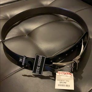 Black Steve Madden Reversible Size 36 Belt